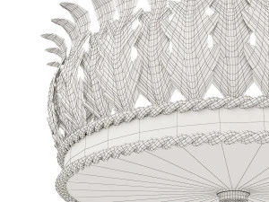 Chandelier Biddulph Semi-Flush 3D Model