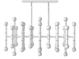 Chandelier Meurise Rectangular Jonathan ADLER 3D मॉडल