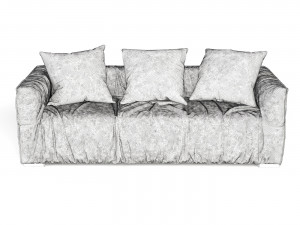 Cheese sofa 3D 모델