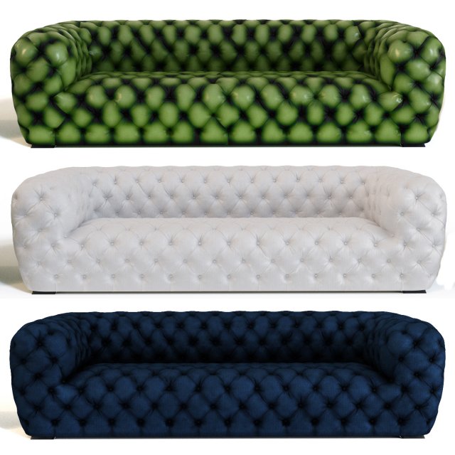 Baxter CHESTER MOON sofa 3D Model .c4d .max .obj .3ds .fbx .stl .blend 