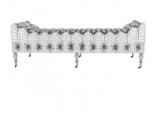 Chesterfield bench 3Dモデル