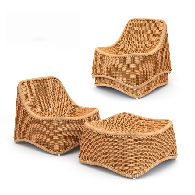 Chair Chill Lounge Model 3D .c4d .max .obj .3ds .fbx .stl .blend 