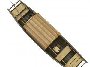 Chinese boats 3D Модель