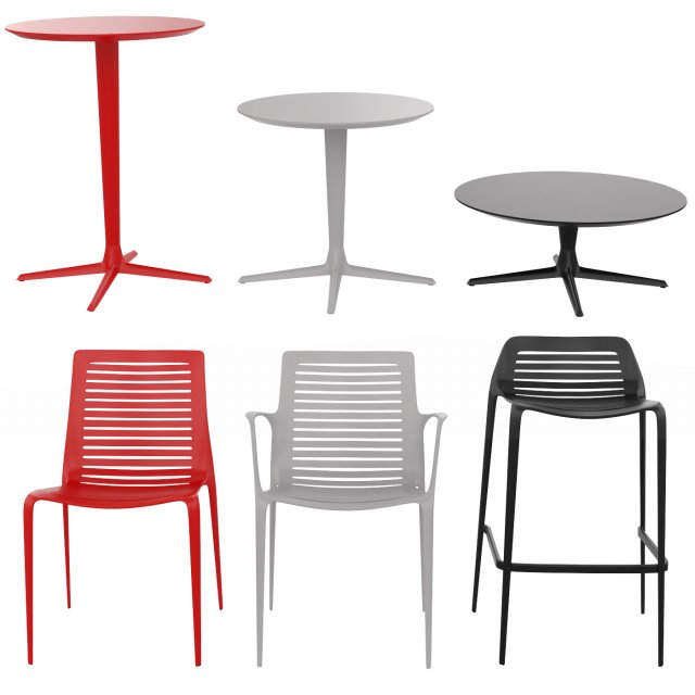 Furniture Chipman 3D Model .c4d .max .obj .3ds .fbx .stl .blend 