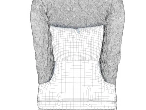 Chole louhge chair 3D Model