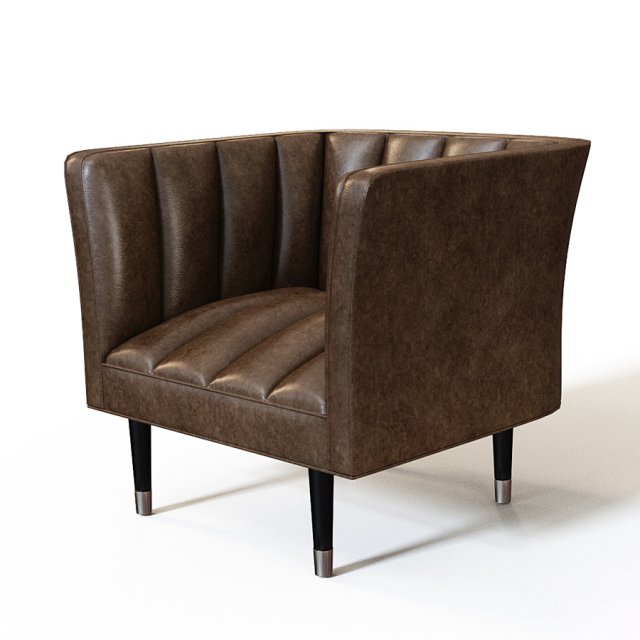 Chair Arteriors Christophe Chair Modèle 3D .c4d .max .obj .3ds .fbx .stl .blend 