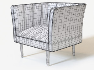 Chair Arteriors Christophe Chair Modèle 3D