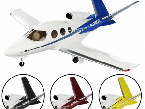 Aircraft Cirrus Vision Jet SF50 3D Model