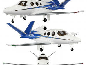 Aircraft Cirrus Vision Jet SF50 3D-Modell