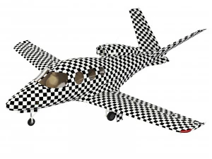 Aeronave Cirrus Vision Jet SF50 Modelo 3D