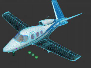 Aircraft Cirrus Vision Jet SF50 3D-Modell