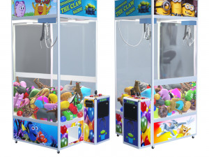 Claw slot machine 3D Model