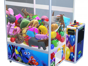 Claw slot machine Modello 3D
