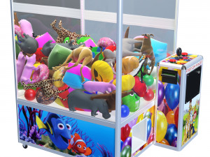 Claw slot machine Modello 3D