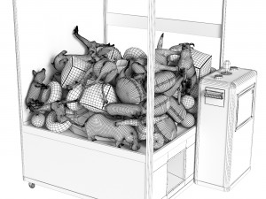 Claw slot machine Modello 3D