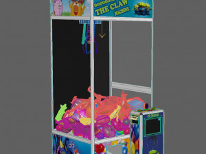 Claw slot machine Modello 3D