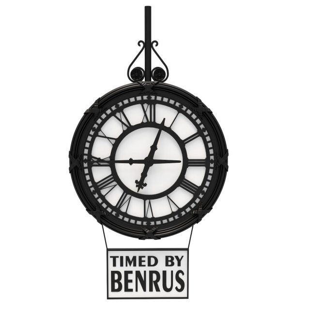 Bernus Clock Modelo 3D .c4d .max .obj .3ds .fbx .stl .blend 