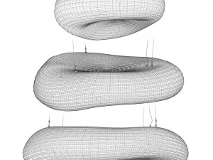 Cloud Pendant Lamp David Trubridge 3D Model