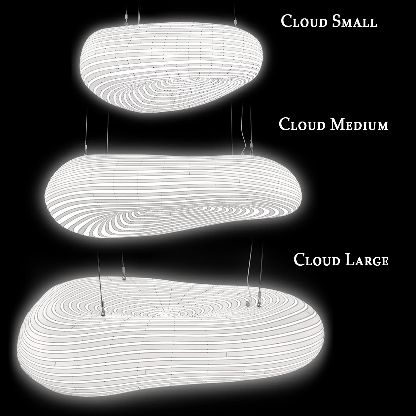 Cloud Pendant Lamp David Trubridge 3D Model .c4d .max .obj .3ds .fbx .stl .blend 