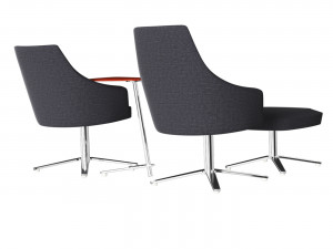 Clover Column Lounge armchair Modelo 3D
