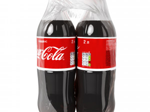 Coca Cola 2 liters 6pcs 3D Model