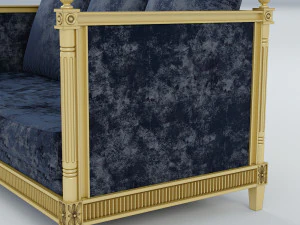 Sofa Coleccion Alexandra 3D Model