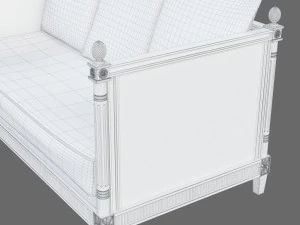 Sofa Coleccion Alexandra 3D Model