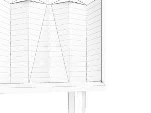 Comode Linden Credenza Model 3D