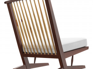 Armchair Conoid George Nakashima Modelo 3D