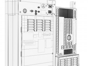 Electrical board Modelo 3D