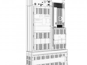 Electrical board Modelo 3D