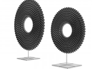 Dekorasi Cincin Cangkang Cowry Model 3D