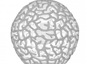 Pendant lamp Cozumel Nickel 3D 모델