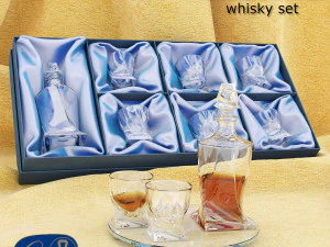 Set for whiskey Quadro 3D Model