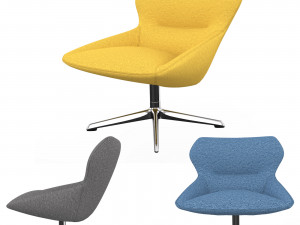 Armchair Davis Lounge 3D 모델