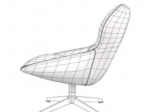 Armchair Davis Lounge 3D Model