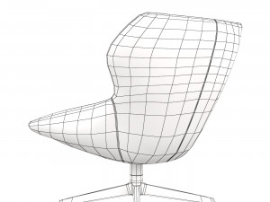Armchair Davis Lounge 3D Model