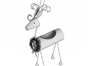 New Years Deer 3D-Modell