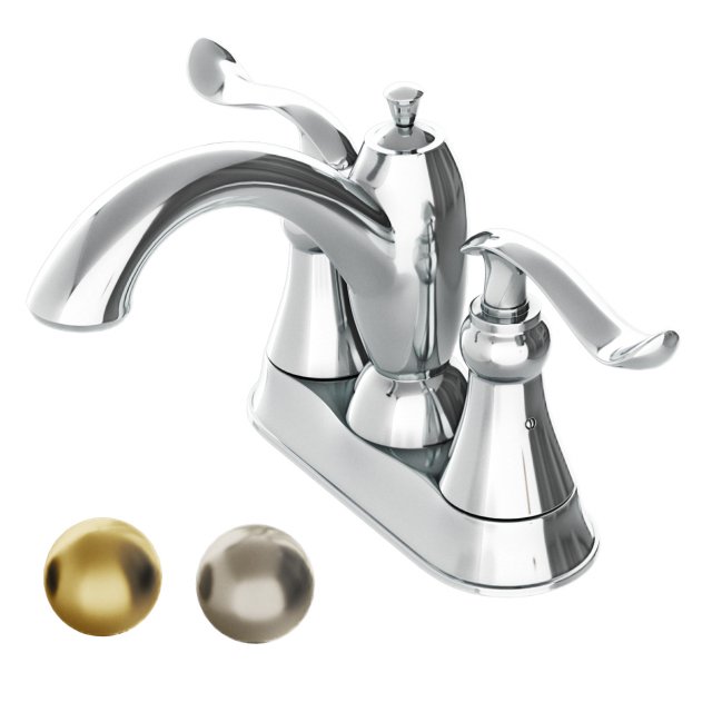 Mixer Delta Linden Stainless Model 3D .c4d .max .obj .3ds .fbx .stl .blend