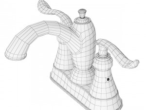 Mixer Delta Linden Stainless Model 3D