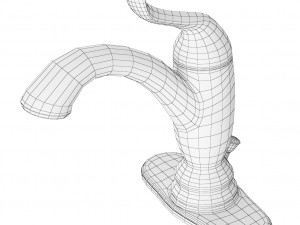 Mixer Delta Linden Single Handle Model 3D