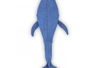 Denim whale 3D Model