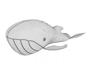 Denim whale 3D Model