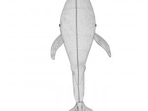 Denim whale 3D Model