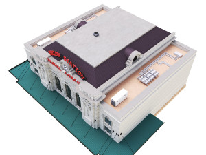 Building Denver Union Station Railway Station 3D Model