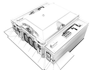 Building Denver Union Station Railway Station 3D Model