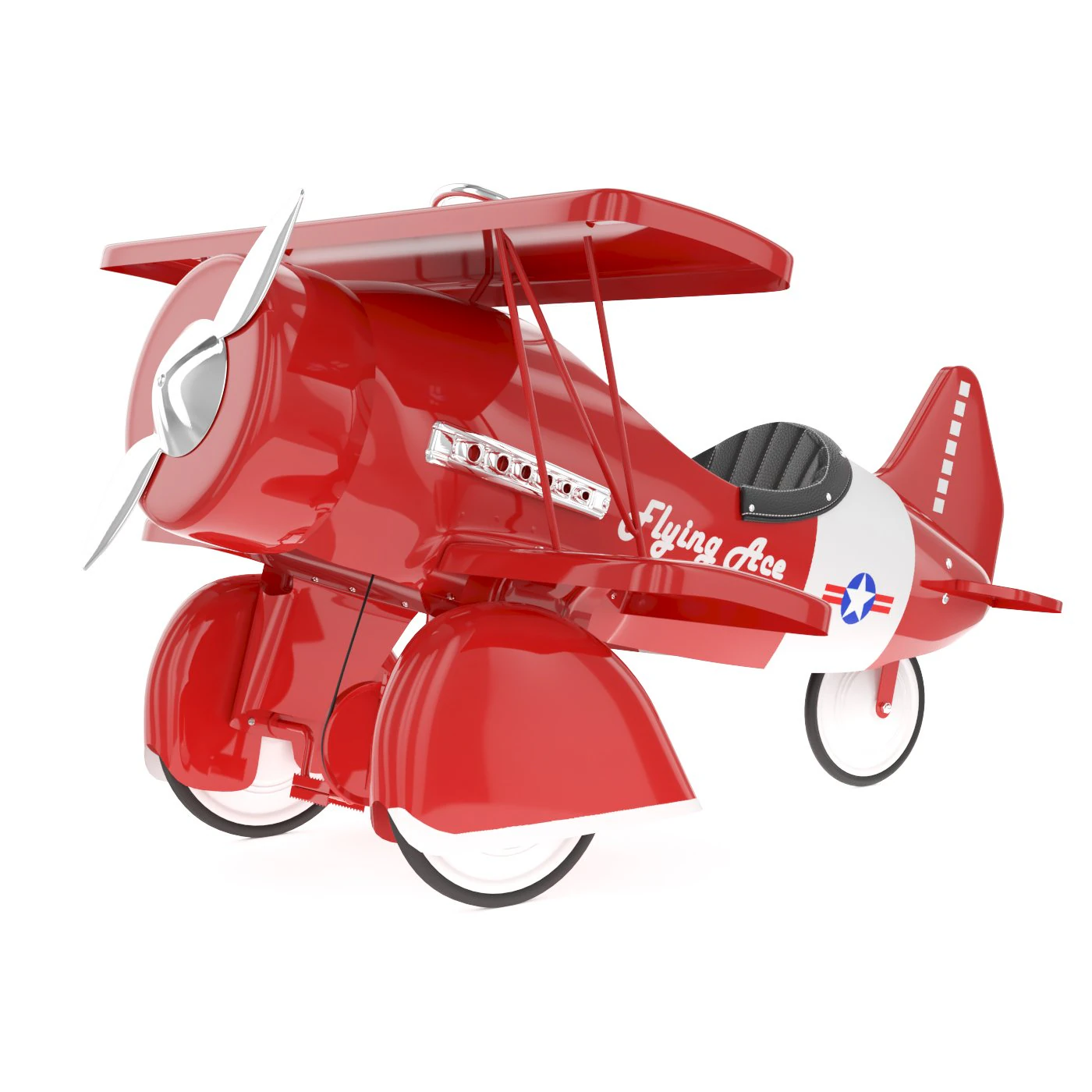 Dexton Kids Plane 3D Model .c4d .max .obj .3ds .fbx .stl .blend