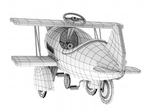 Dexton Kids Plane 3D मॉडल