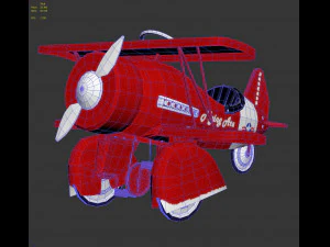 Dexton Kids Plane 3D Model