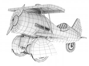 Dexton Kids Plane 3D मॉडल